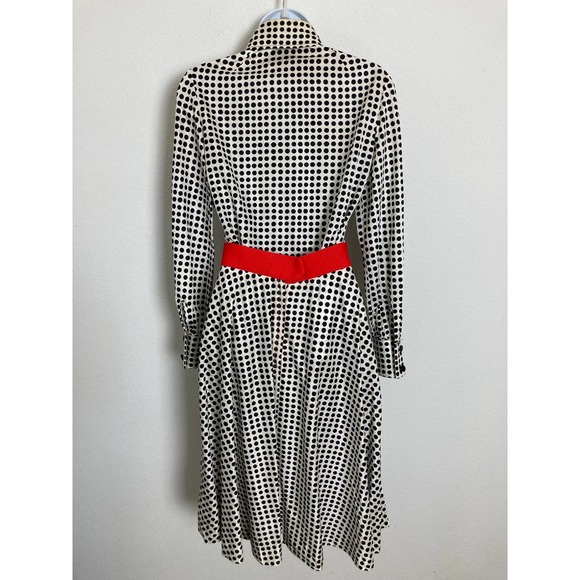 Vintage 70s Lilli Ann 3-Piece Suit Jacket Blazer Skirt Mod‎ Polka Dot // Size XS - Picture 5 of 10